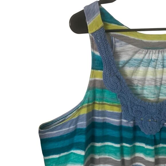Pre Owned Women’s Lane Bryant Top Banded Bottom Sz 22/24 Casual Comfort Style - Picture 9 of 10